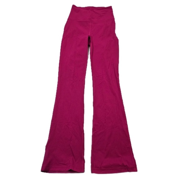 Lululemon Groove Super-High-Rise Flared Pant Nulu 32" (Magenta Purple) - Picture 7 of 11
